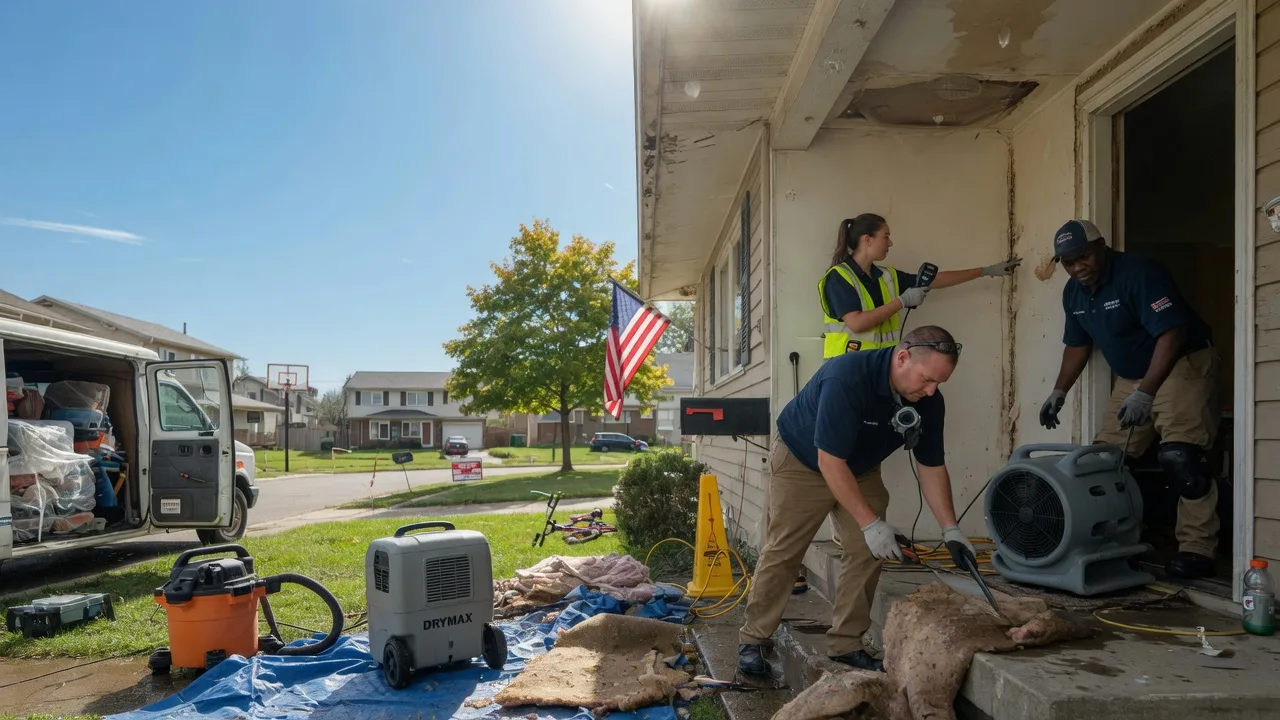 Water Damage Restoration in Hallieford, VA near me